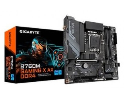 Gigabyte B760M GAMING X AX DDR4 placa base Intel B760 LGA 1700 micro ATX (Espera 4 dias)